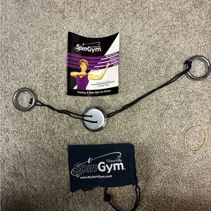 Forbes Riley SpinGym with Silver and Black Design